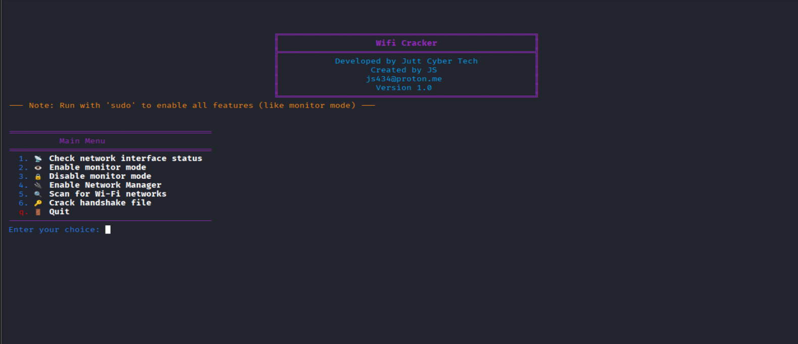 Wifi Cracker Screenshot
